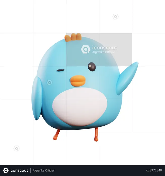 Bird  3D Illustration