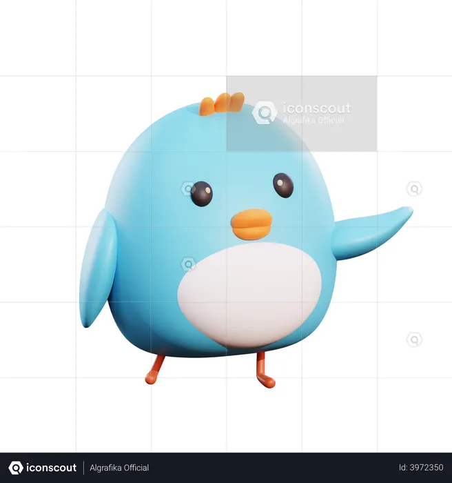 Bird  3D Illustration