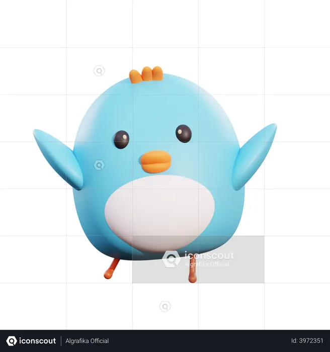 Bird  3D Illustration