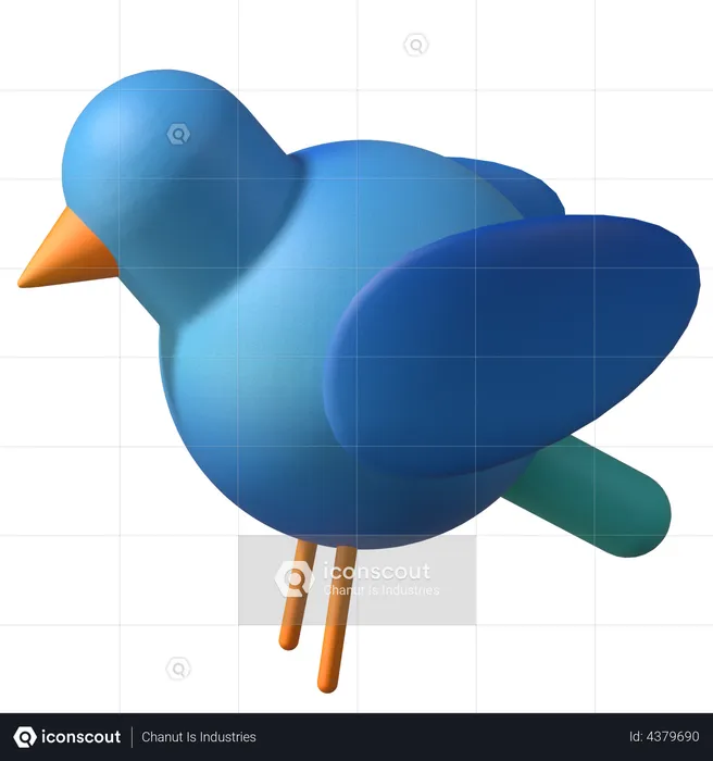 Bird  3D Illustration