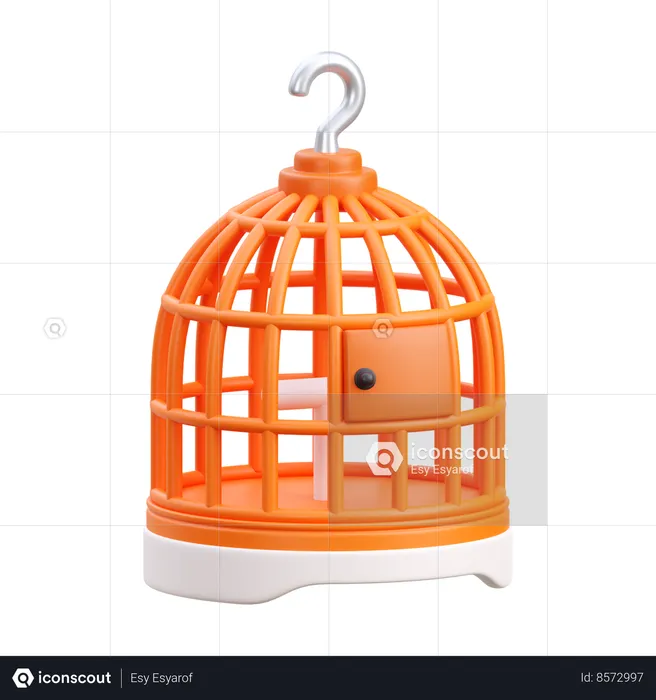 Bird Cage  3D Icon