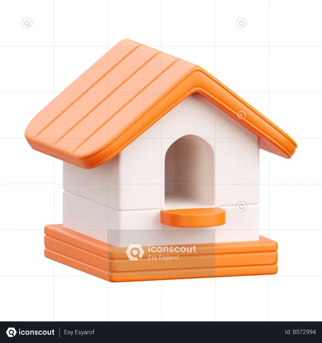 Bird House  3D Icon