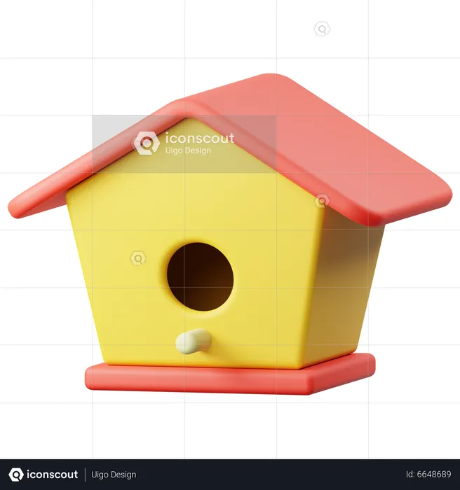 Bird House  3D Icon