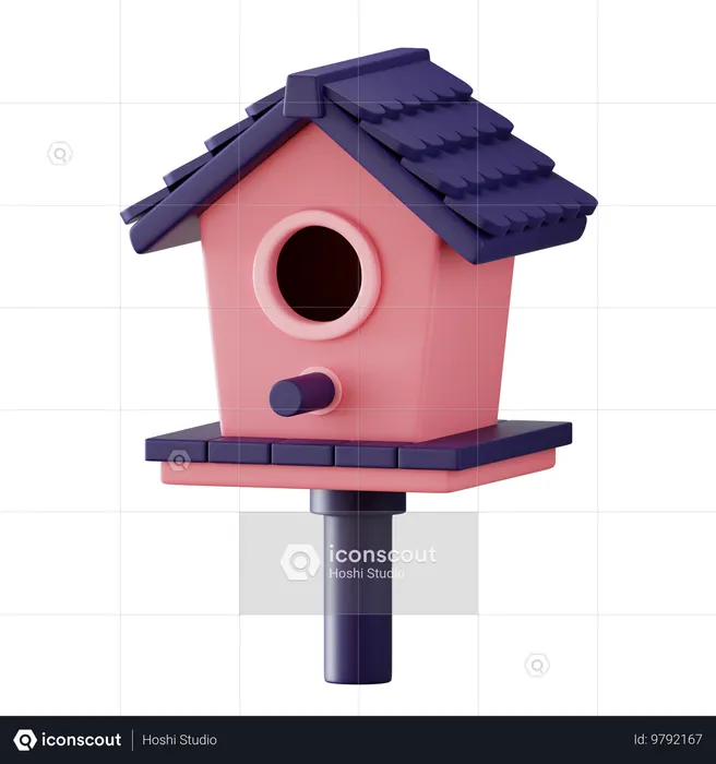 Bird House  3D Icon