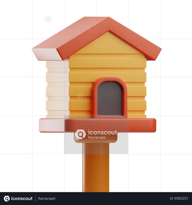 Bird House  3D Icon