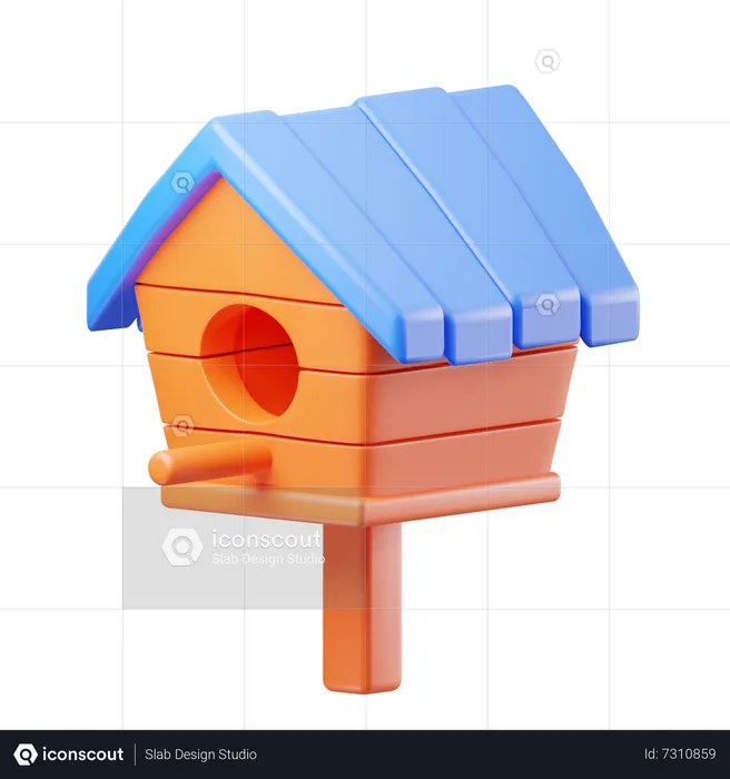 Bird House  3D Icon