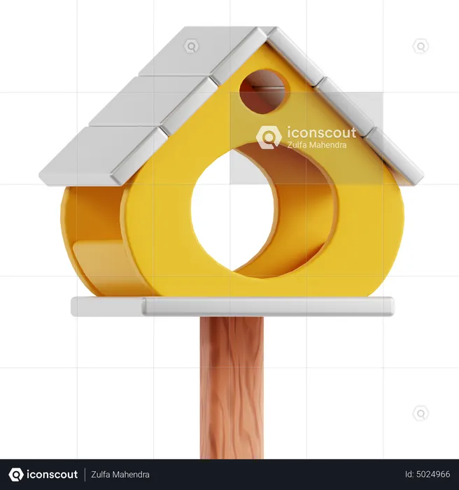 Bird House  3D Icon