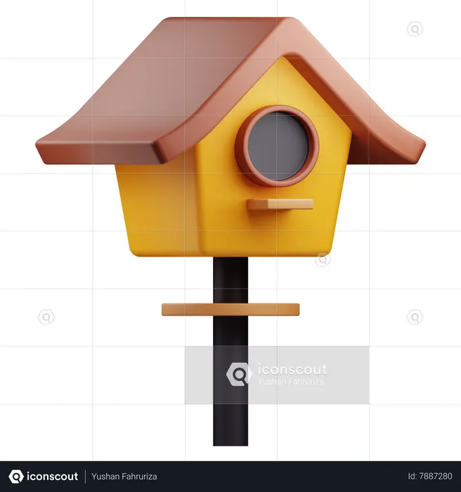 Bird House  3D Icon