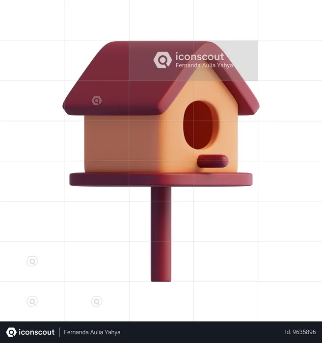 Birdhouse  3D Icon
