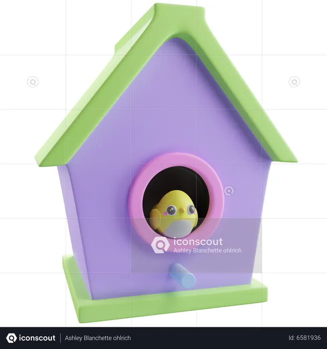 Birdhouse  3D Icon