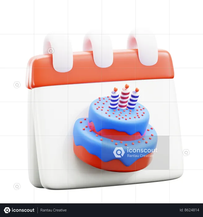 Birthday  3D Icon