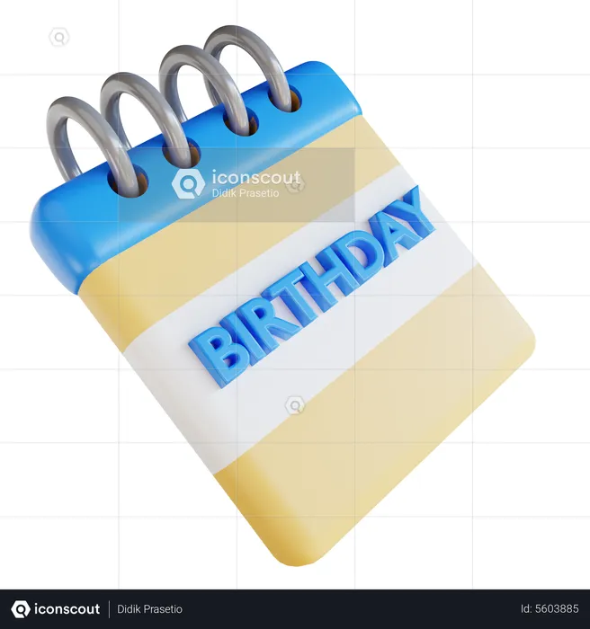 Birthday  3D Icon
