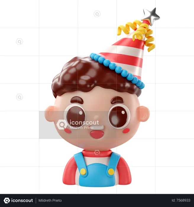 Birthday Boy  3D Icon