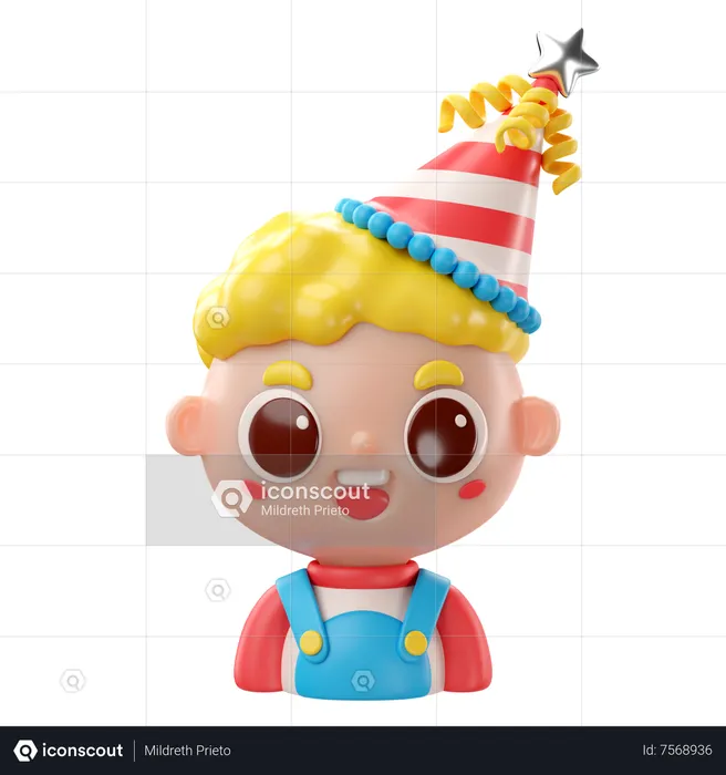 Birthday Boy  3D Icon