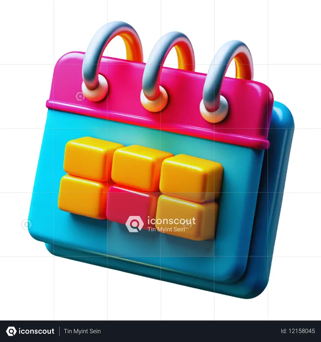 Birthday Calendar  3D Icon