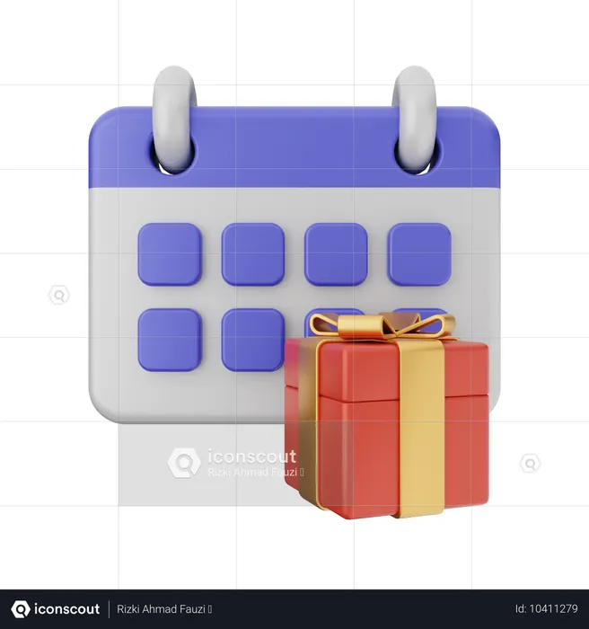 Birthday Calendar  3D Icon