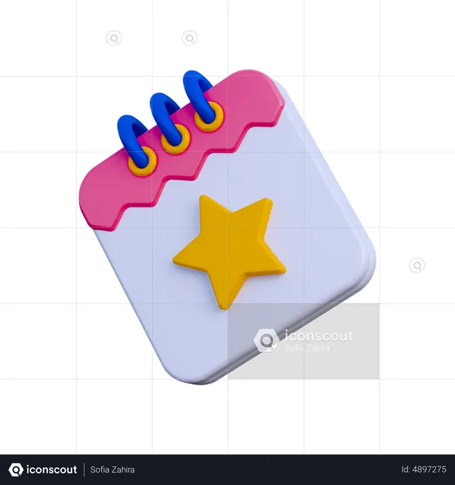 Birthday Day Calendar  3D Icon