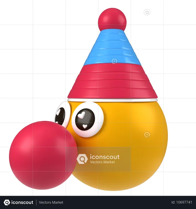 Birthday Emoji  3D Icon