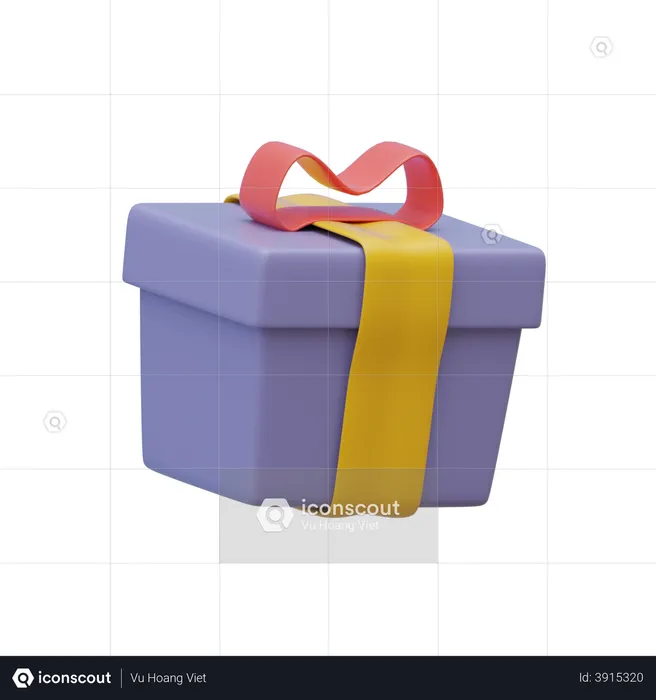 Birthday Gift  3D Illustration