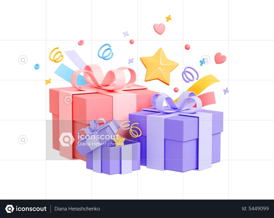 Birthday Gifts  3D Icon