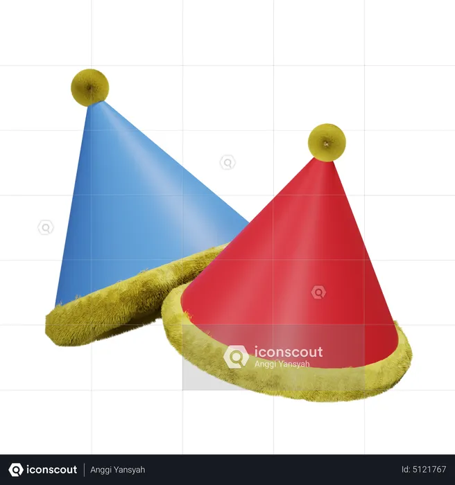 Birthday Hat  3D Icon