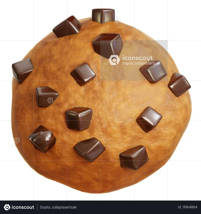 Biscoito  3D Icon