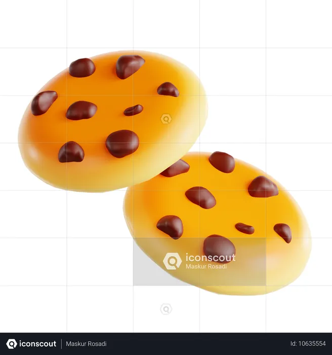 Biscoito  3D Icon