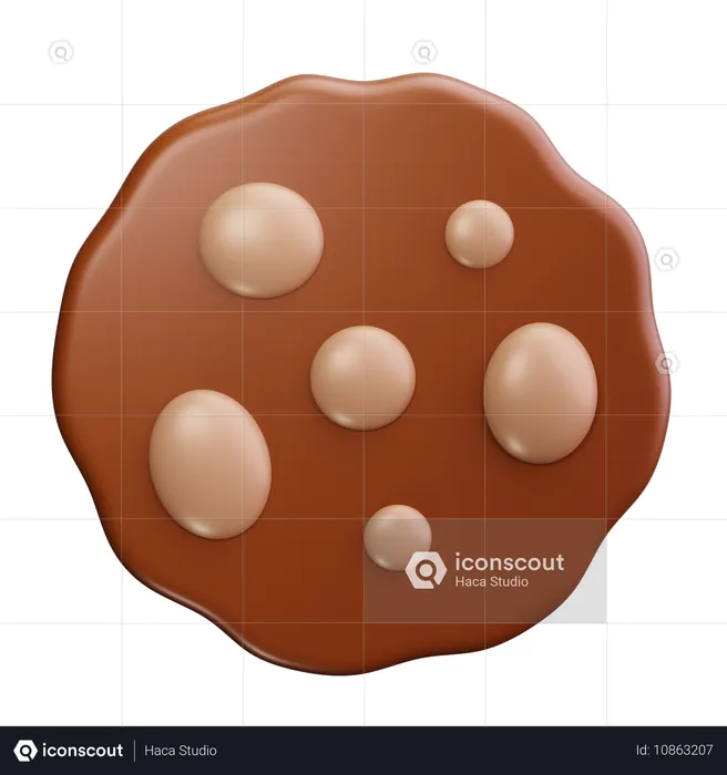 Biscoito  3D Icon