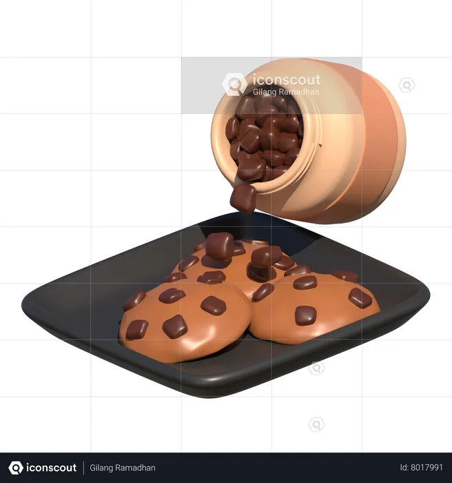 Biscoitos  3D Icon