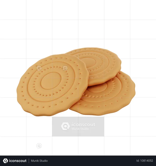 Biscuit  3D Icon