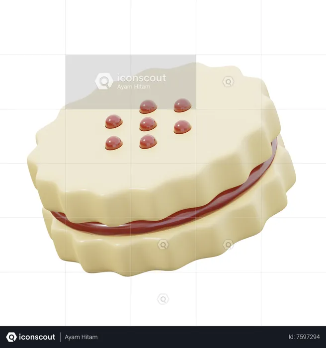 Des biscuits  3D Icon