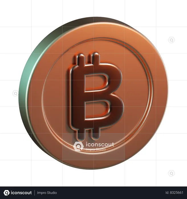 Bitcoin  3D Icon