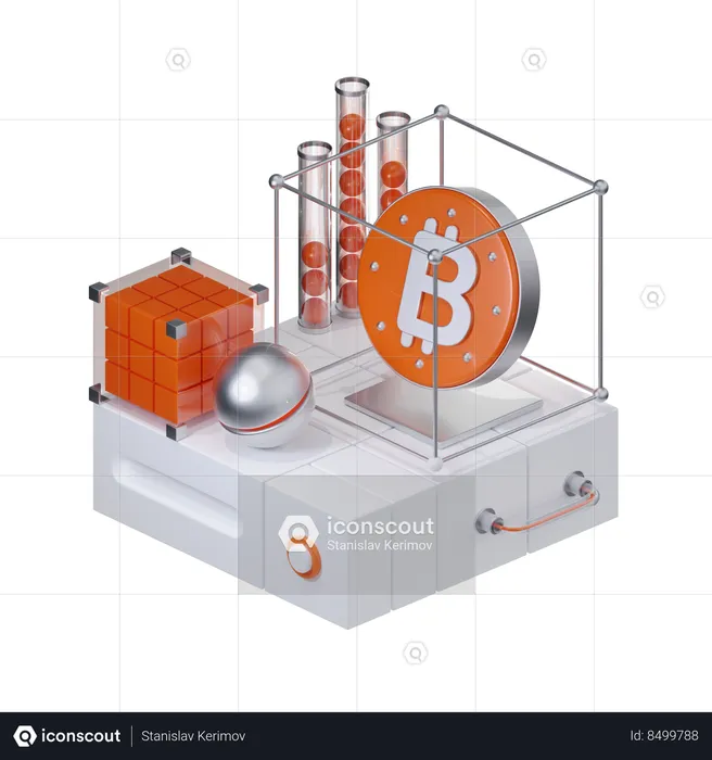 Bitcoin  3D Icon