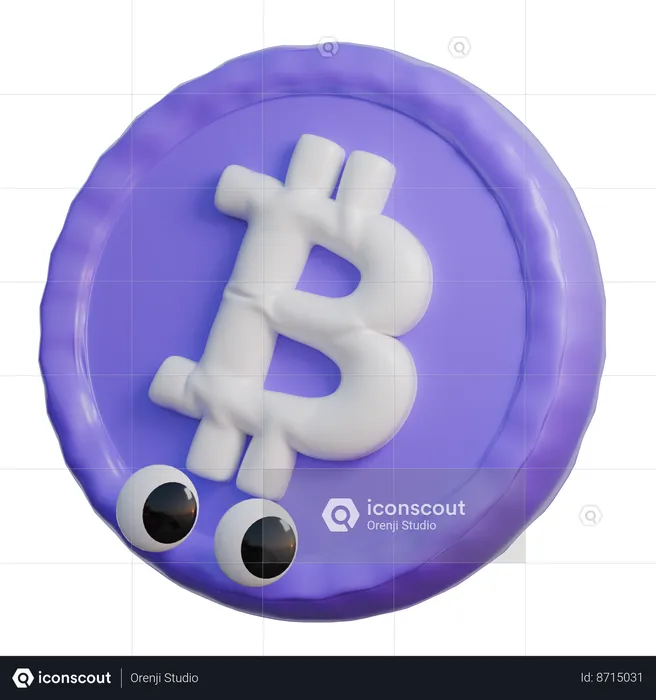 Bitcoin  3D Icon