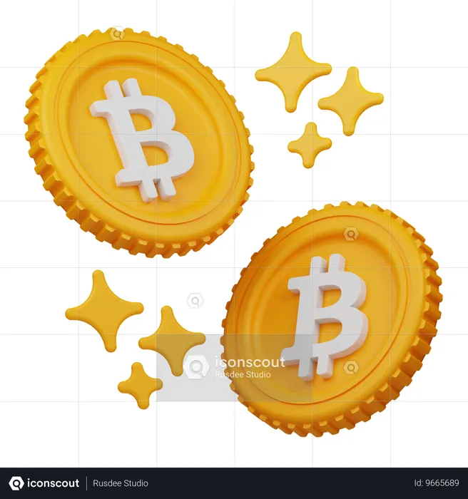 Bitcoin  3D Icon