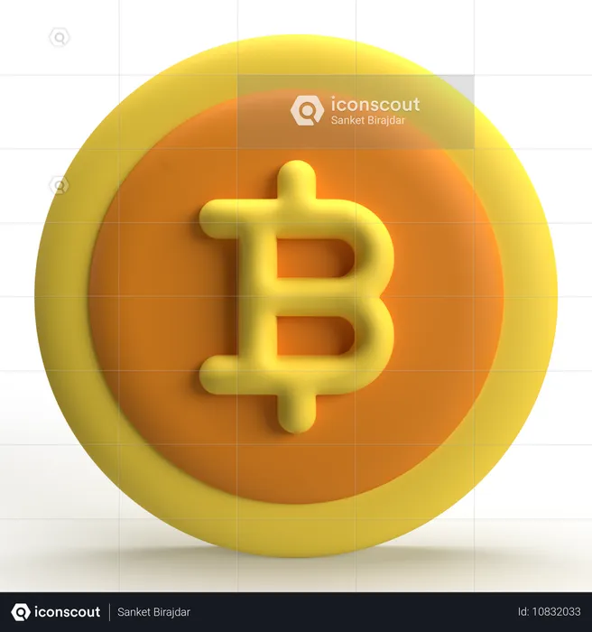 Bitcoin  3D Icon