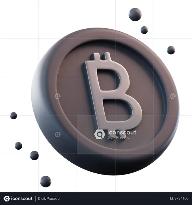 Bitcoin  3D Icon