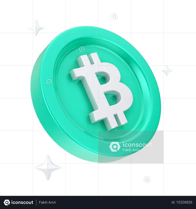 비트코인  3D Icon