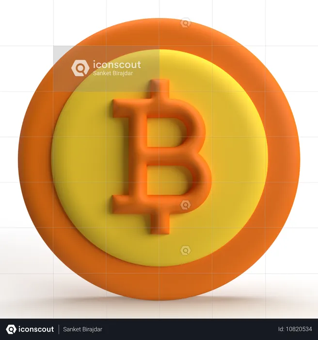 Bitcoin  3D Icon