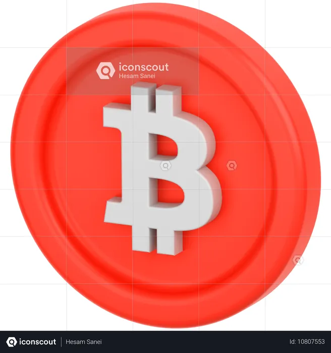 Bitcoin  3D Icon