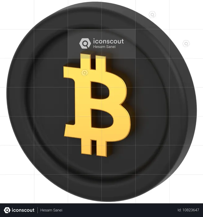 Bitcoin  3D Icon