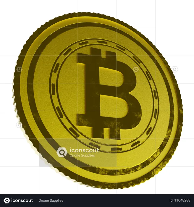 Bitcoin  3D Icon