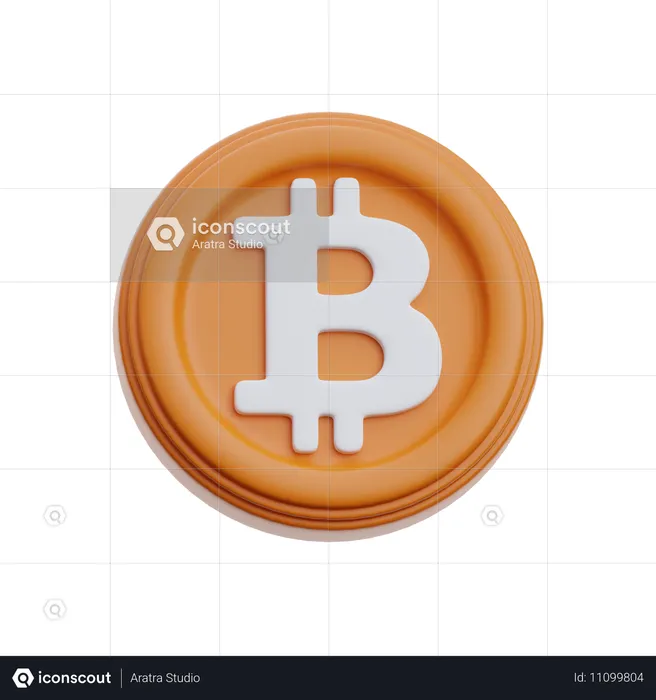 ビットコイン  3D Icon