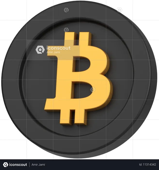 ビットコイン  3D Icon