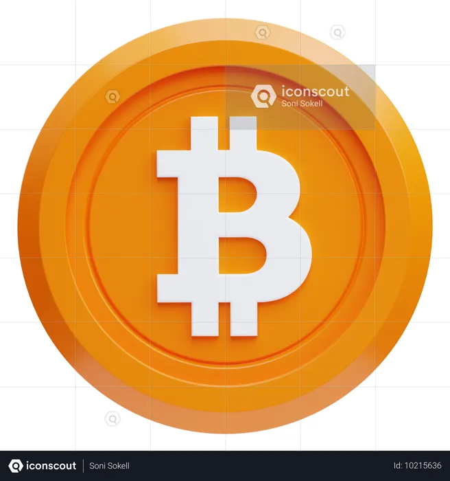 Bitcoin  3D Icon