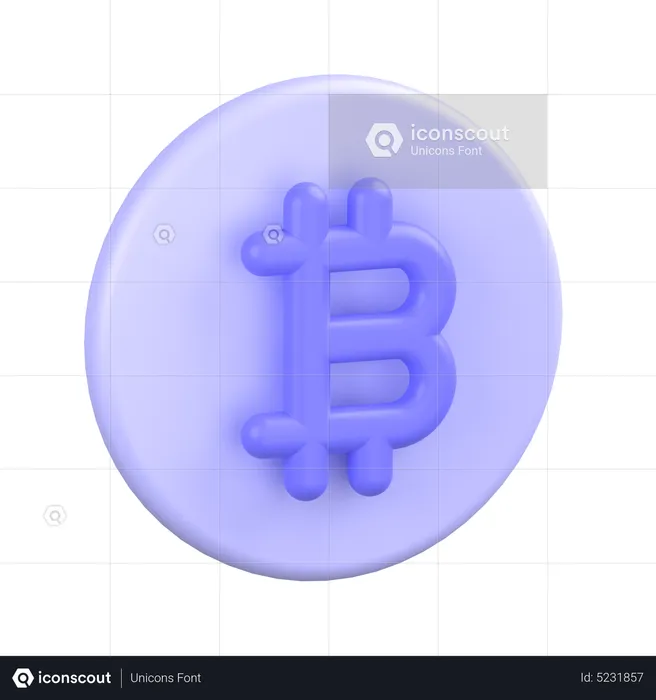 Bitcoin  3D Icon