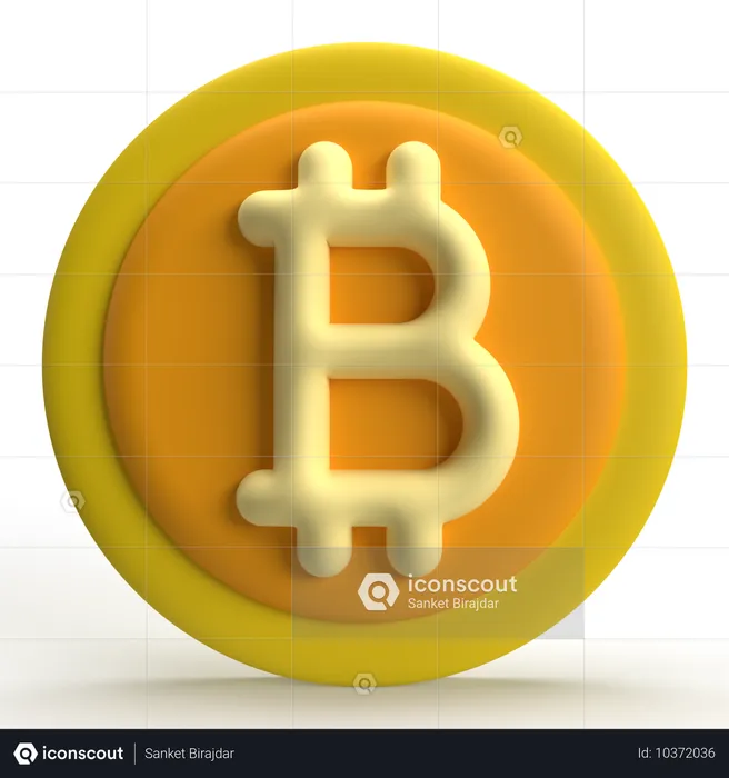 Bitcoin  3D Icon