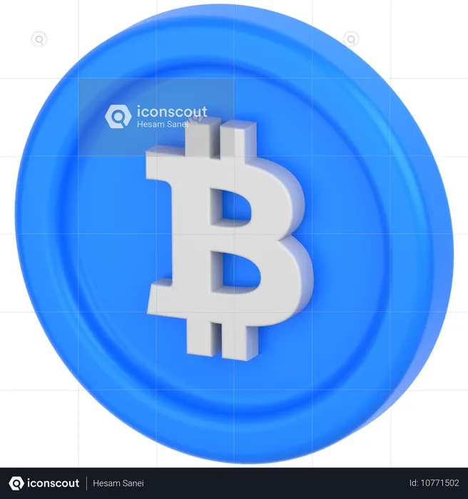 Bitcoin  3D Icon