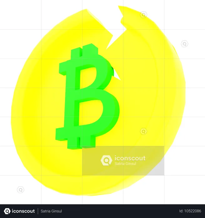 Bitcoin  3D Icon