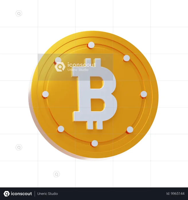 Bitcoin  3D Icon